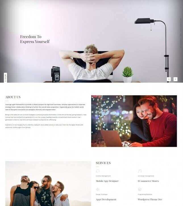 中小型互联网开发公司网站html模板 - KingHub