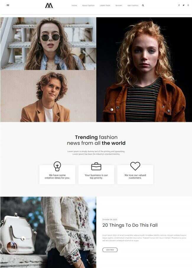响应式时尚新闻资讯网站HTML模板 - KingHub
