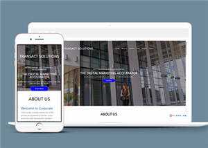 项目产品解决方案HTML网页模板下载 - KingHub