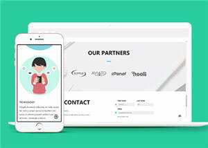 橙色产品展示企业HTML网页模板下载 - KingHub