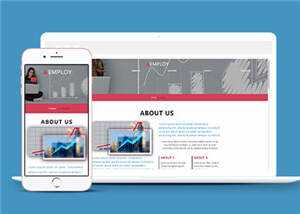 数据分析服务公司HTML网页模板下载 - KingHub