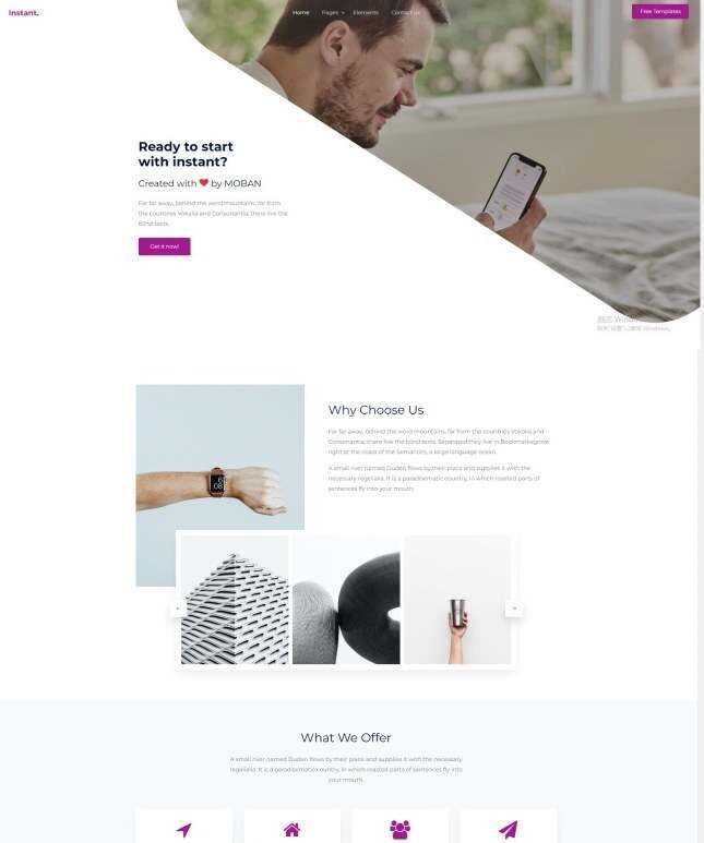 HTML5个性创意设计公司网站模板 - KingHub