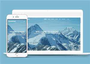 营销企业团队响应式网页模板 - KingHub