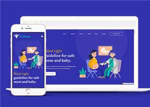 妇幼保健医疗服务网站模板下载 - KingHub