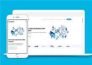简约数字产品展示响应式网页模板下载 - KingHub