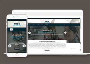 简洁创意内容写作博客网页模板 - KingHub