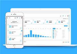 电商后台系统框架管理模板下载 - KingHub