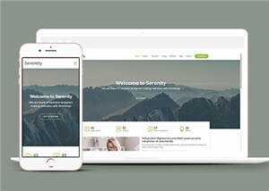 简约业务服务动态响应式网页模板 - KingHub