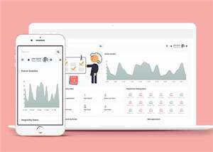 医院就诊统计后台管理模板下载 - KingHub