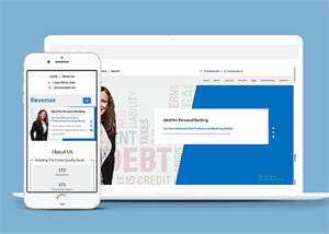 商务咨询金融服务公司模板源码 - KingHub