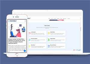 网络数字营销公司网页模板下载 - KingHub
