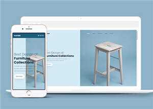 家居品牌公司响应式网页模板下载 - KingHub