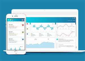 宽屏WOW后台管理网站模板下载 - KingHub