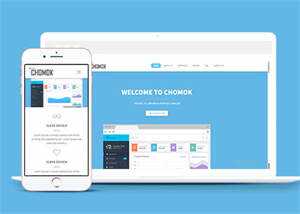 天蓝色CRM管理系统网站模板下载 - KingHub