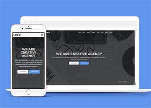 黑色全屏艺术设计网站模板下载 - KingHub