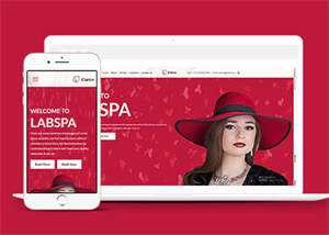 简洁女性护肤品牌企业网站模板 - KingHub