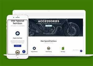 汽车零件生产公司网站模板下载 - KingHub