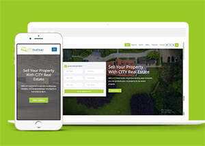 房地产销售中介网站模板源码下载 - KingHub