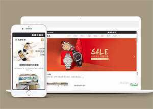 品牌钟表手表类网站前端模板下载 - KingHub