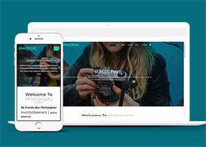 摄影工作室作品案例展示模板 - KingHub