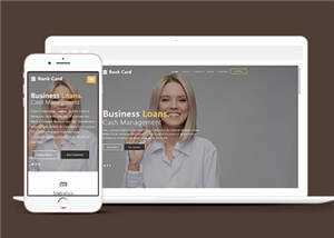 商业信贷行业响应式通用网站模板下载 - KingHub