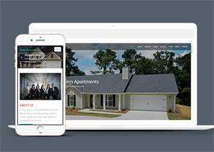 房地产建设设计公司网站模板 - KingHub