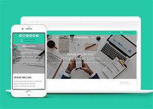 蓝色美元外汇金融网站模板源码 - KingHub