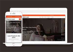 房屋贷款公司官网网站模板下载 - KingHub