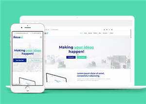 创意商务咨询响应式网页模板 - KingHub