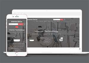 简洁办公椅类公司网站模板源码 - KingHub