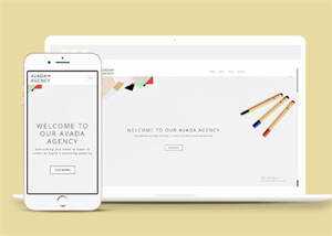 响应式极简4A广告公司企业模板 - KingHub