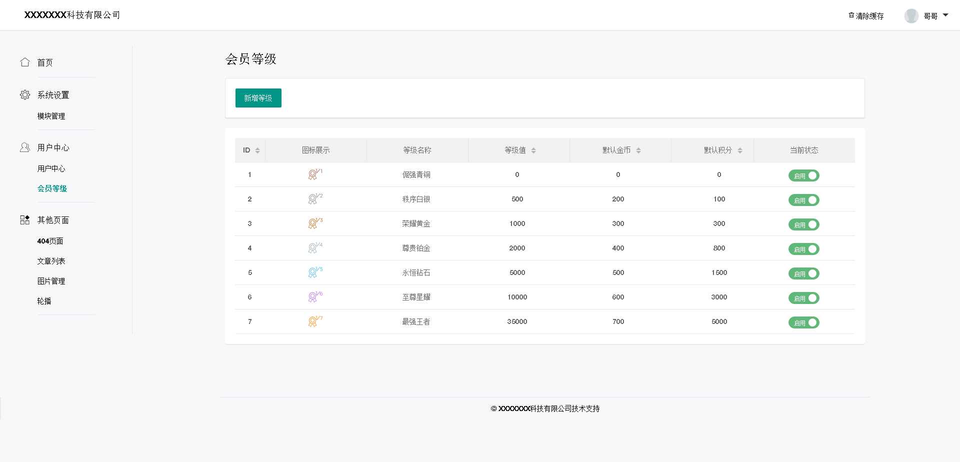 基于layui的后台管理模板 - KingHub