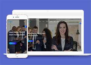 营销咨询服务网站HTML5模板 - KingHub