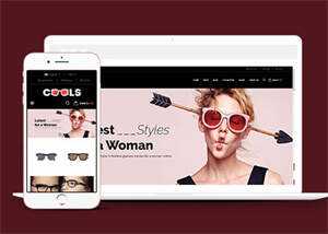 响应式眼镜网上商城HTML5模板 - KingHub