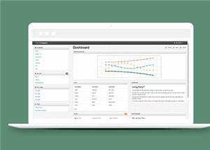 简洁Bootstrap后台源码模板 - KingHub