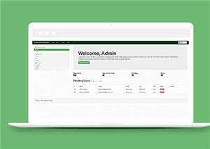 简洁Bootstrap后台源码模板下载 - KingHub