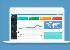 响应式简洁Bootstrap3后台源码模板下载 - KingHub