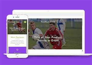 绿色足球竞技俱乐部网站模板 - KingHub