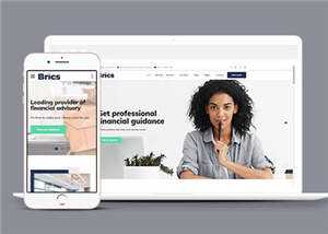 公司财务咨询网站模板下载 - KingHub