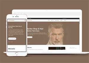 明星御用发型师网站模板下载 - KingHub