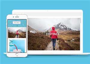 创意产品服务展示网页源码模板下载 - KingHub