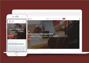 简洁股票金融分析团队HTML网页模板下载 - KingHub