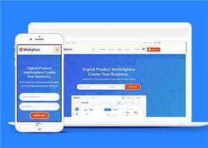 响应式公司模板在线销售HTML网页下载 - KingHub