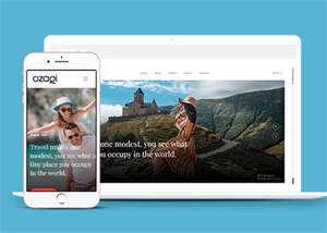 多用途的图文展示博客模板 - KingHub