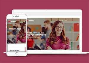 响应式教育机构学校HTML5模板 - KingHub