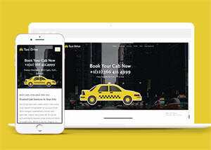出租车预约服务网站模板下载 - KingHub