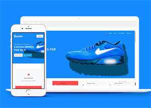 耐克品牌鞋商城类网站模板源码 - KingHub