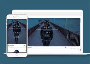 大气网页设计单页类网站模板 - KingHub