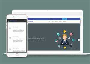 简洁项目外包企业网站模板下载 - KingHub