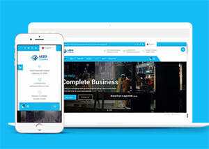 金融投资类Bootstrap模板下载 - KingHub